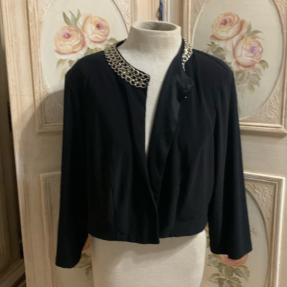Cardigan blazer